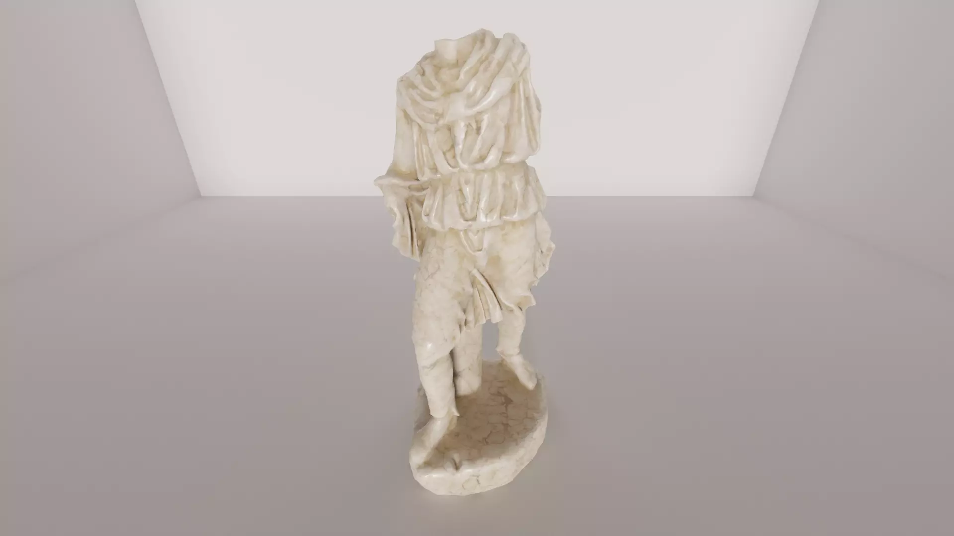 Statue 3D Model marble of woman 3D model_0