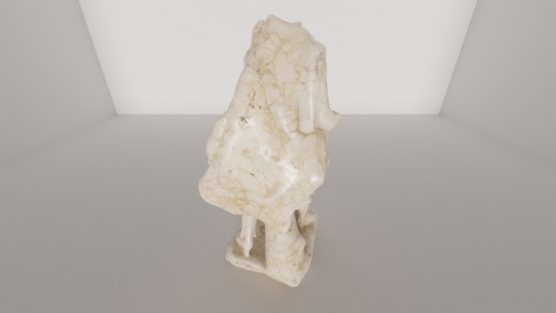 Statue 3D Model marble of woman 3D model_13