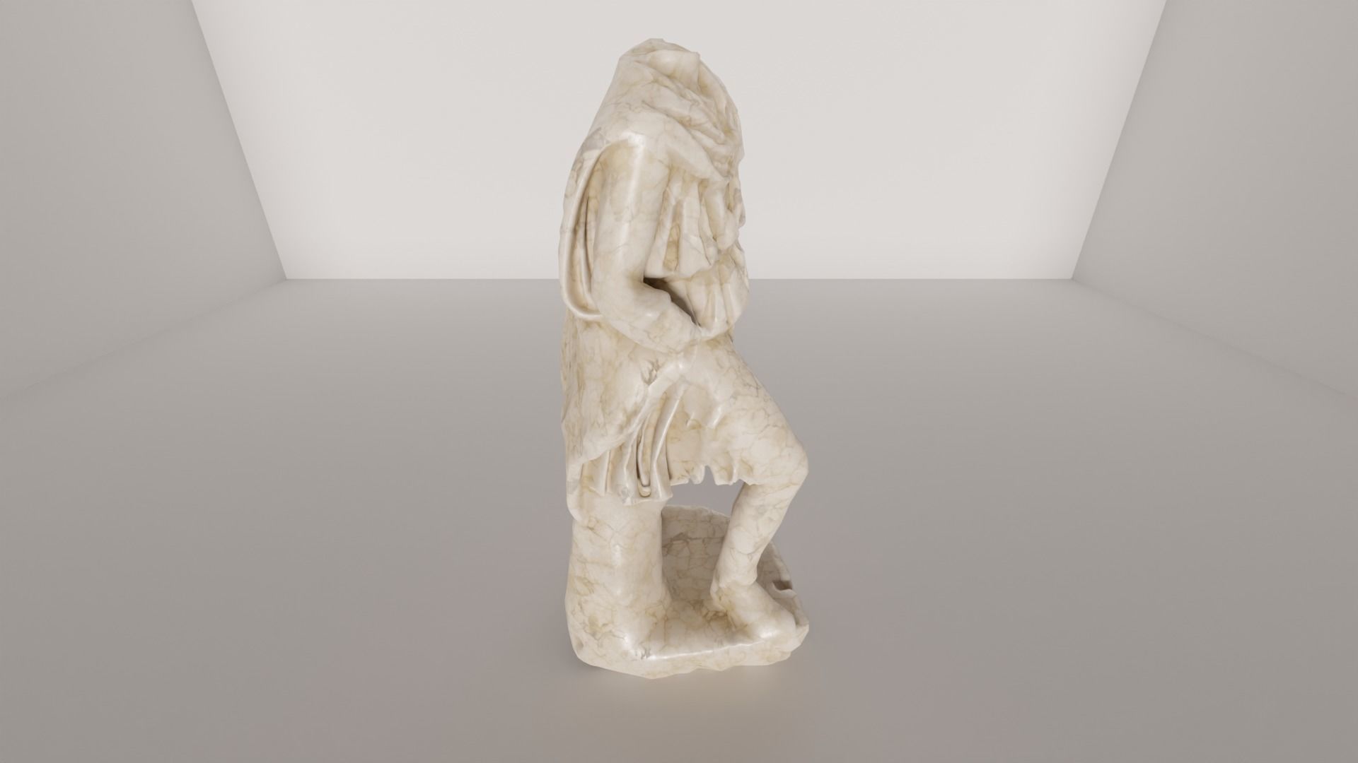 Statue 3D Model marble of woman 3D model_11