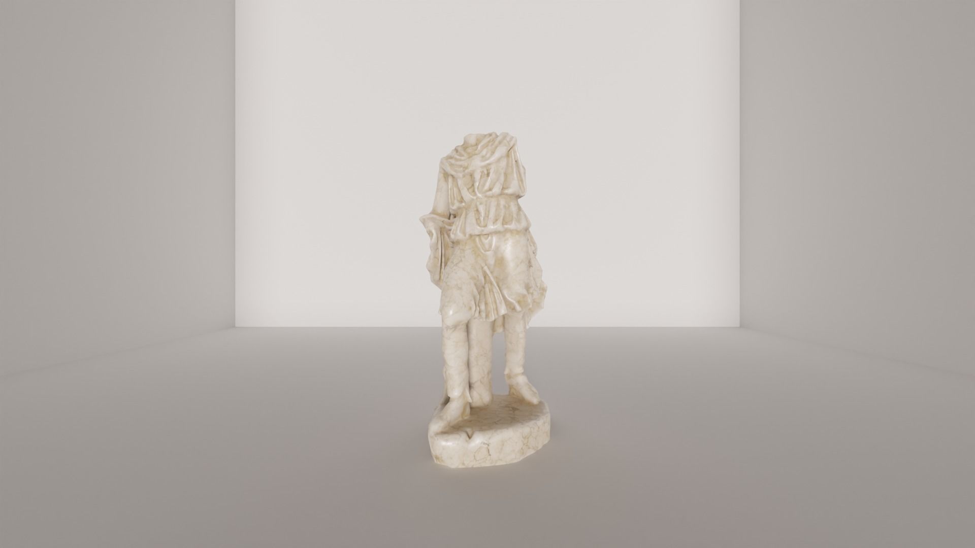 Statue 3D Model marble of woman 3D model_6