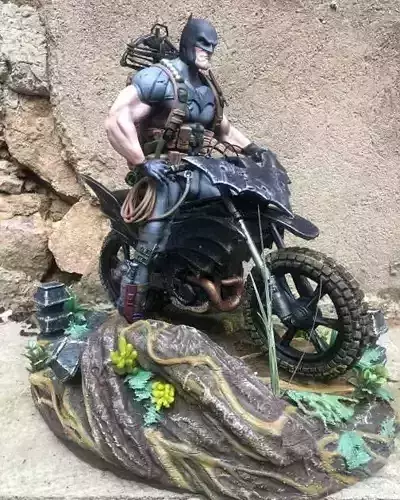 BATMAN MOTOCICLISTA 3D print model