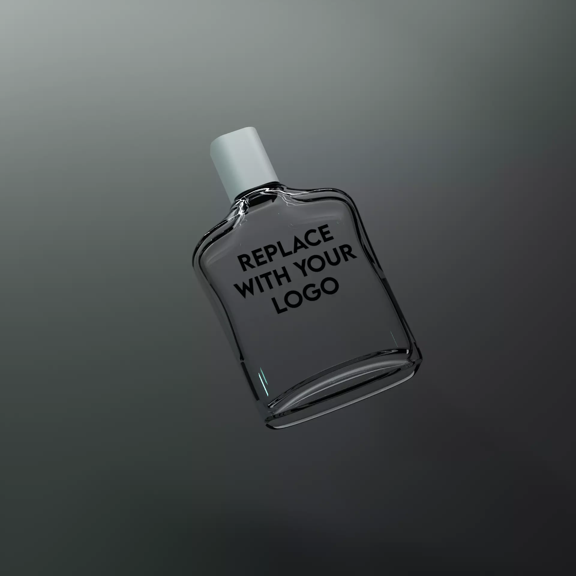Glass Perfume Bottle Free low-poly 3D model