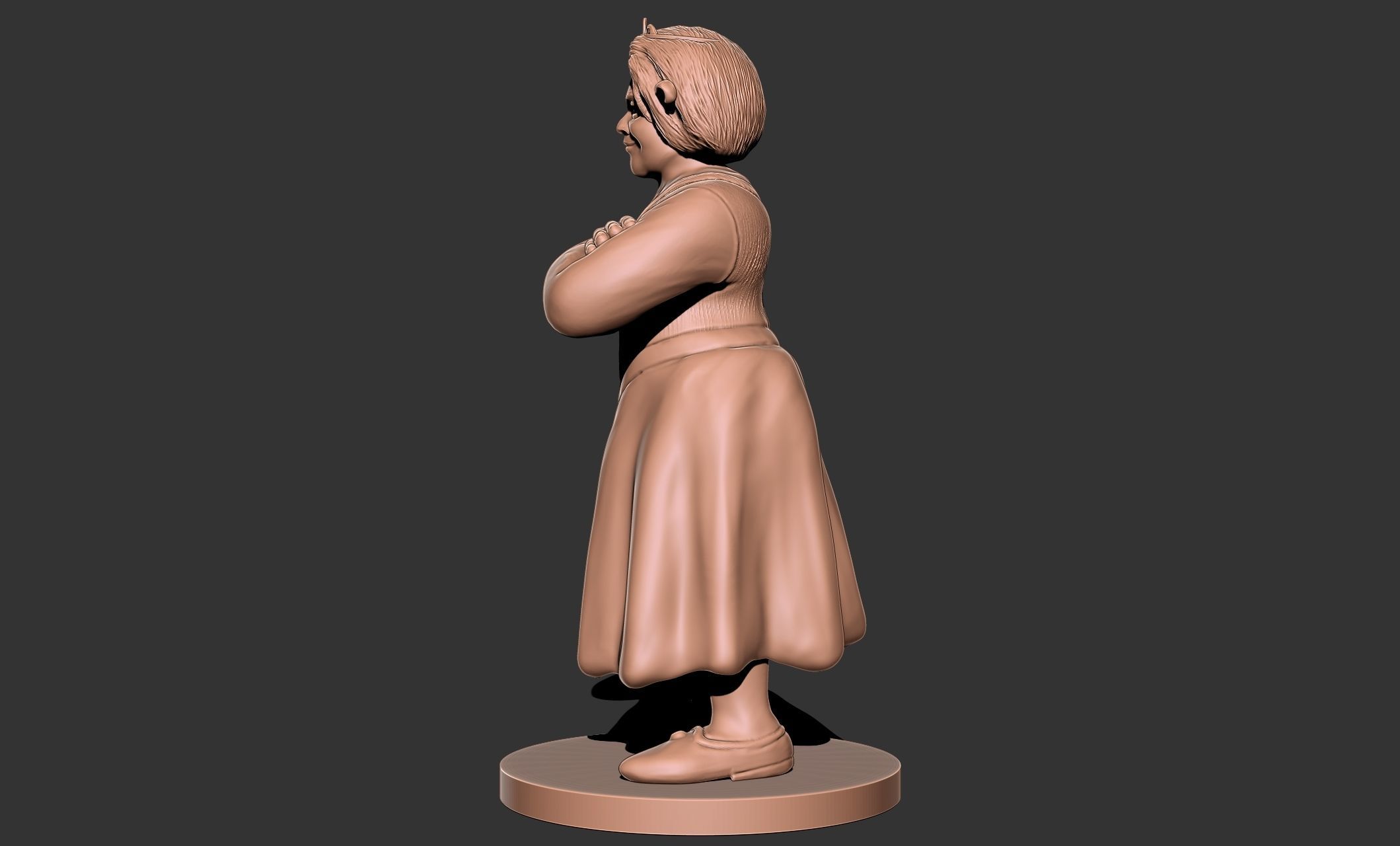 Princess Fiona shrek 3d model 3D print model_2