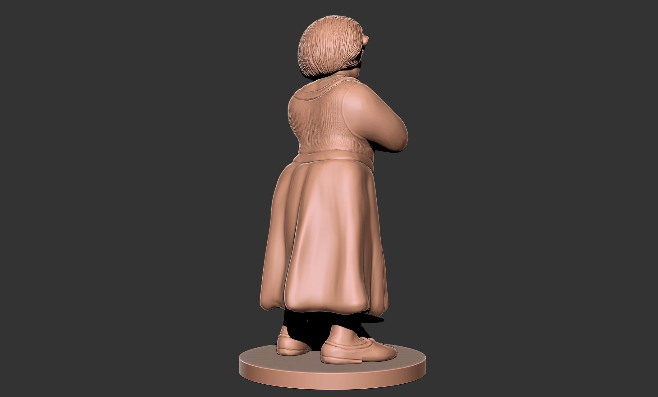 Princess Fiona shrek 3d model 3D print model_4