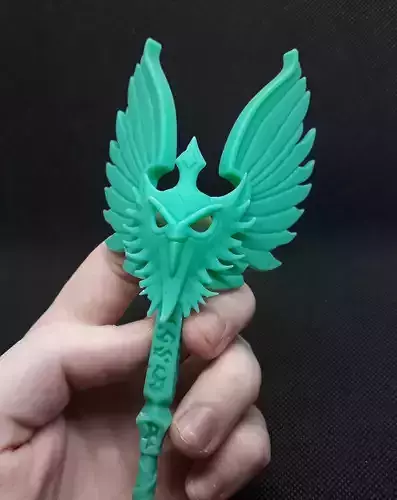 Rune staff 3d print 3D print model