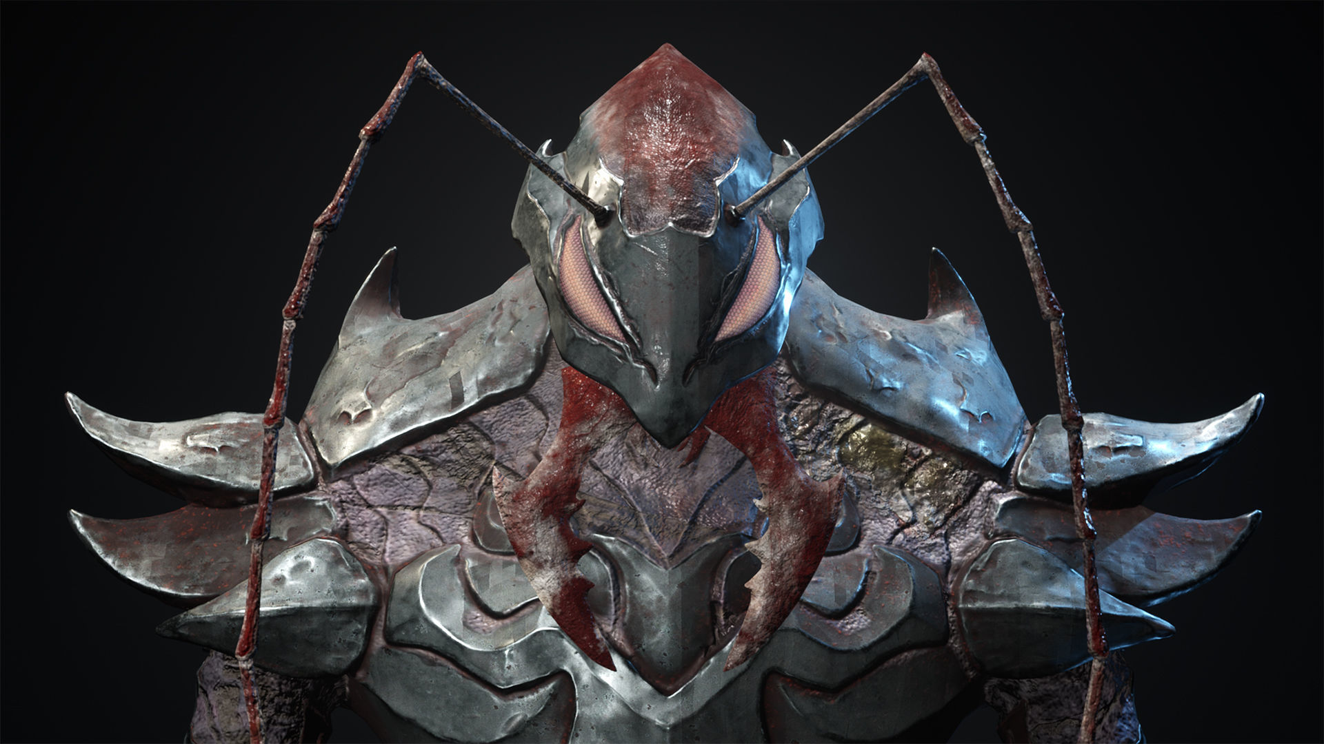 Bug 01 Low-poly 3D model_9