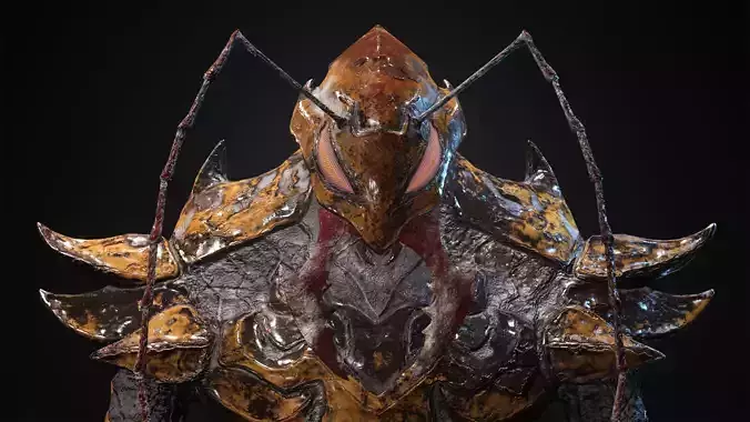 Bug 01 Low-poly 3D model