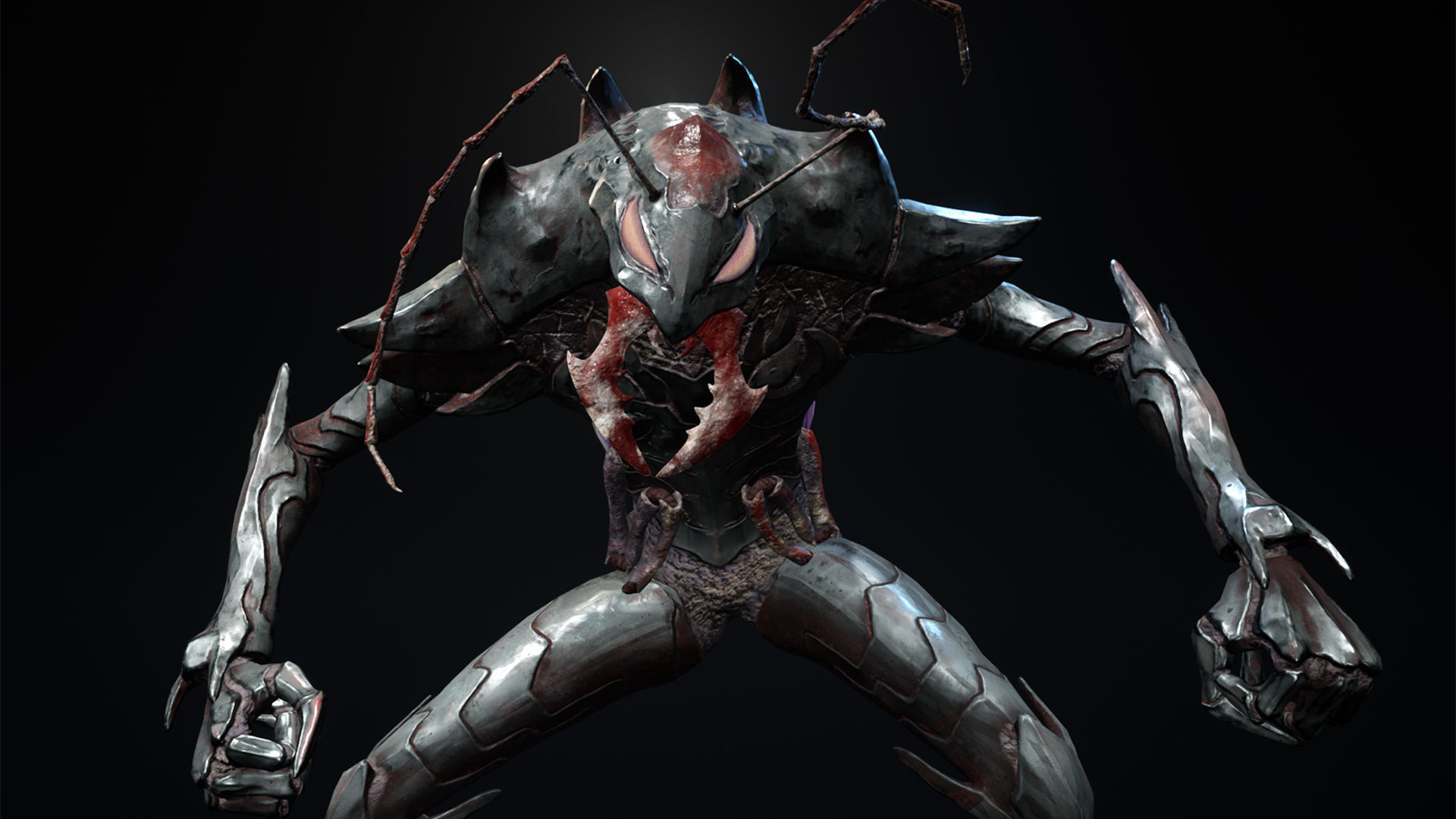 Bug 01 Low-poly 3D model_15
