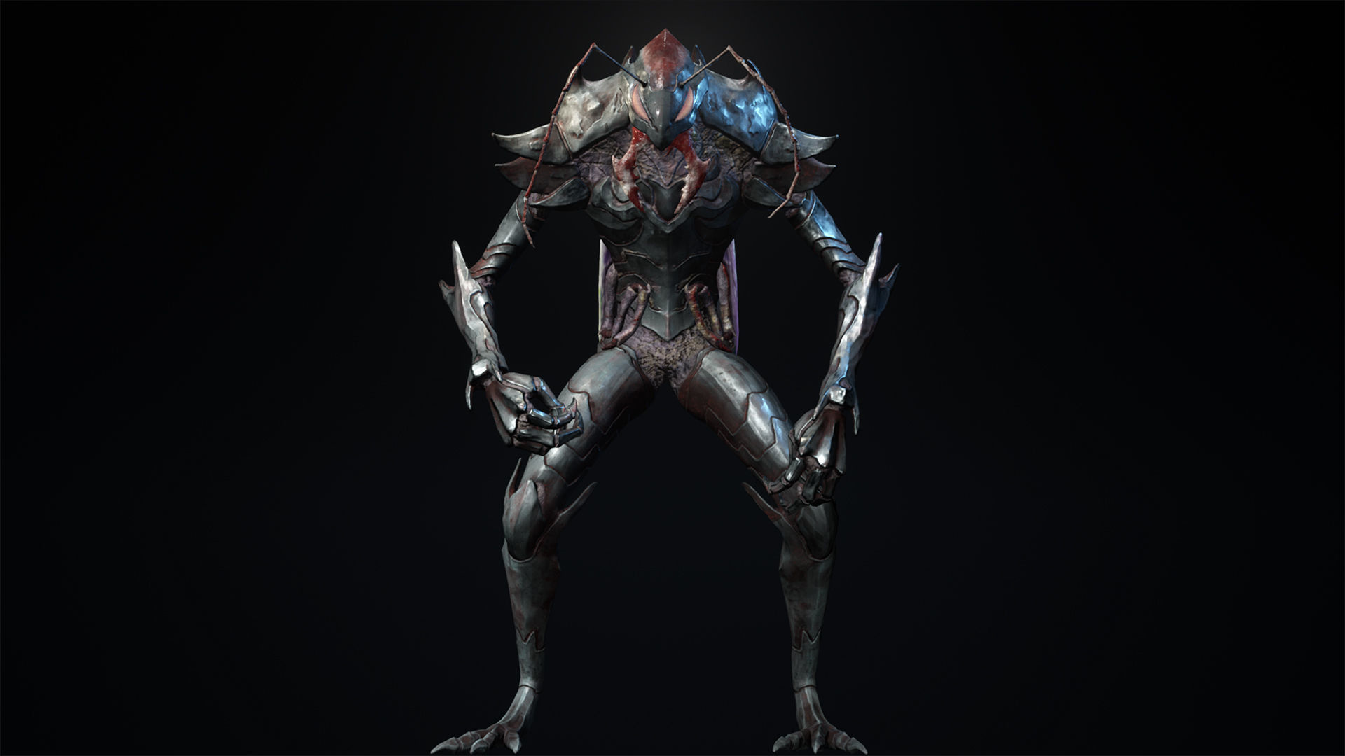 Bug 01 Low-poly 3D model_12