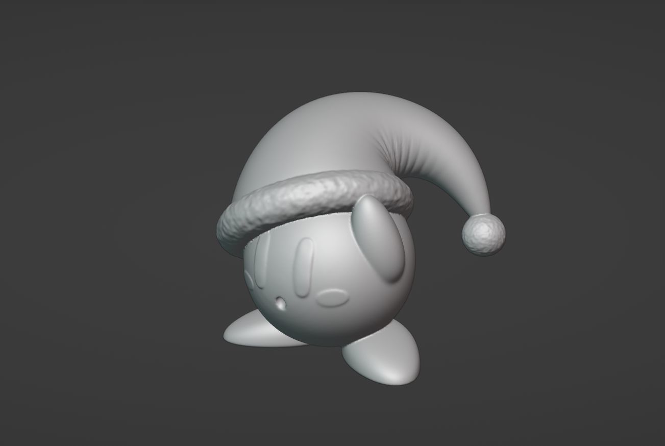 Kirby Christmas - 3D print 3D print model_4