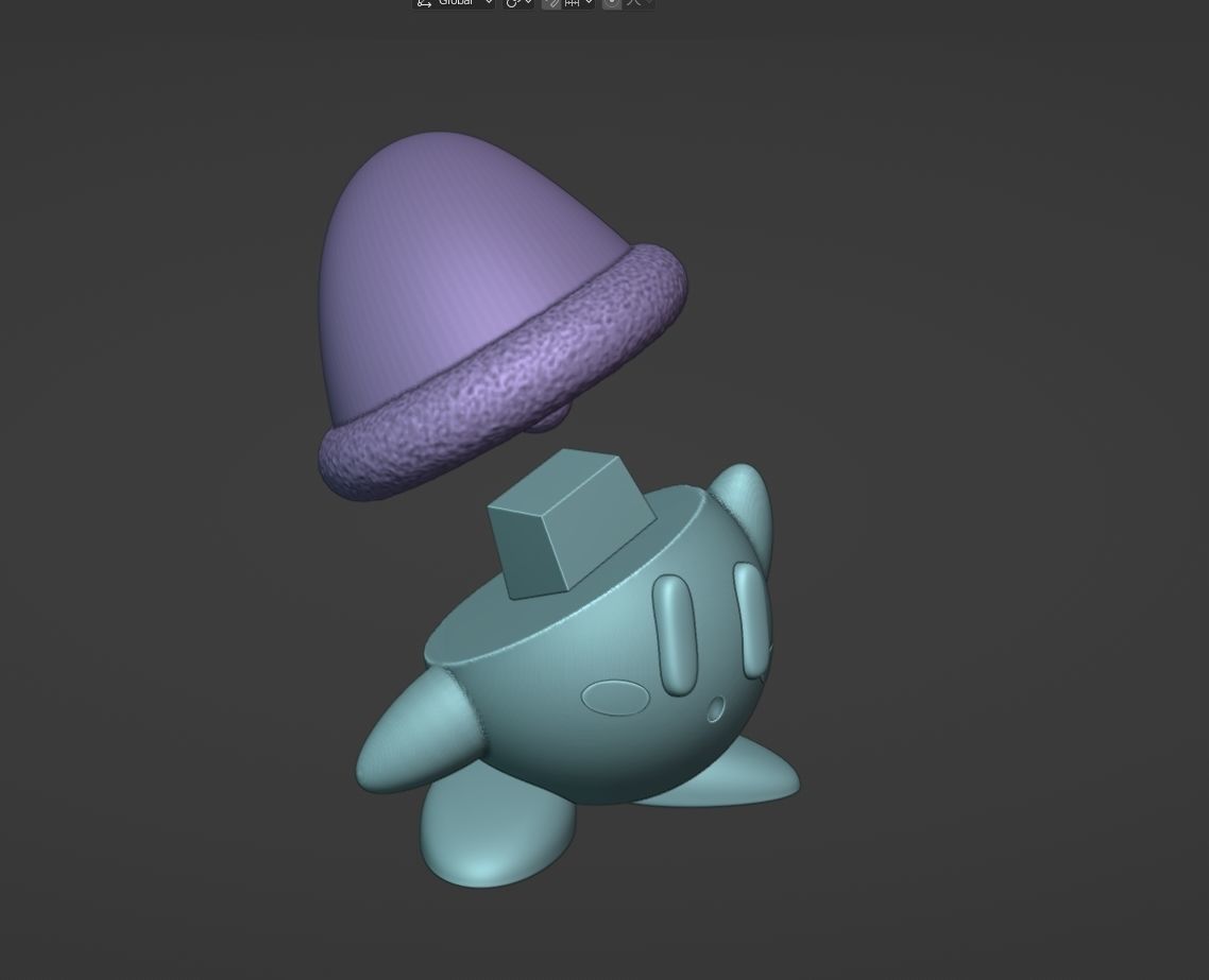 Kirby Christmas - 3D print 3D print model_10