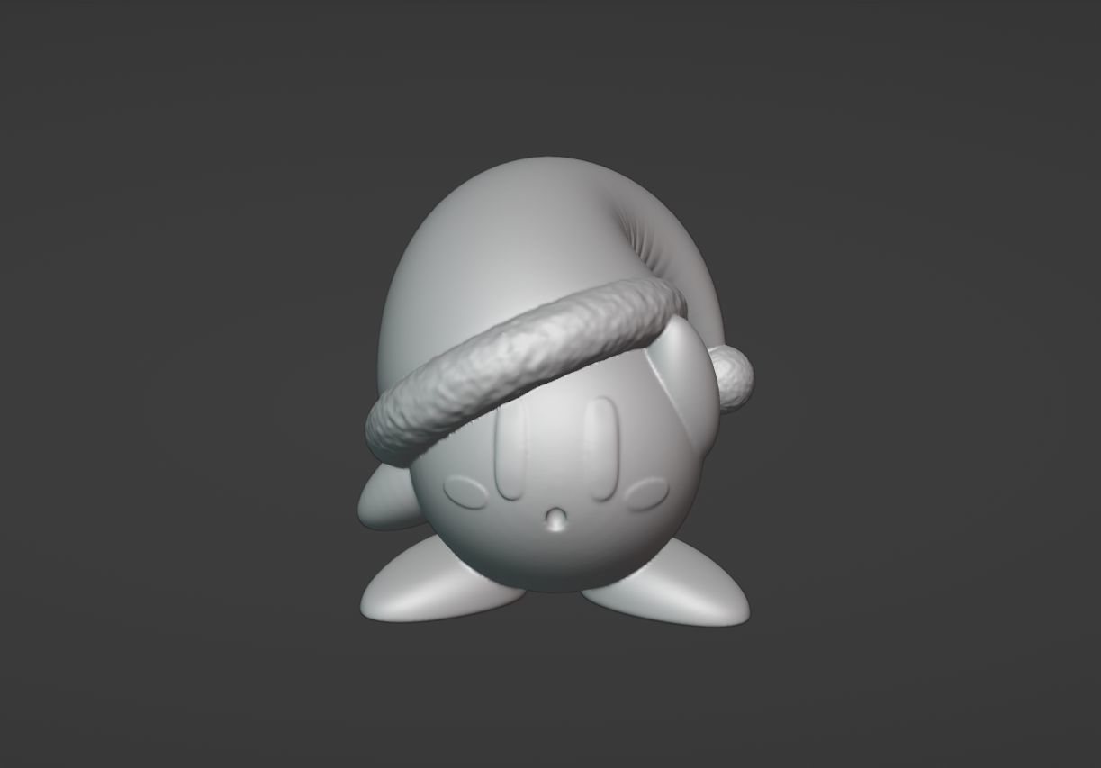 Kirby Christmas - 3D print 3D print model_3