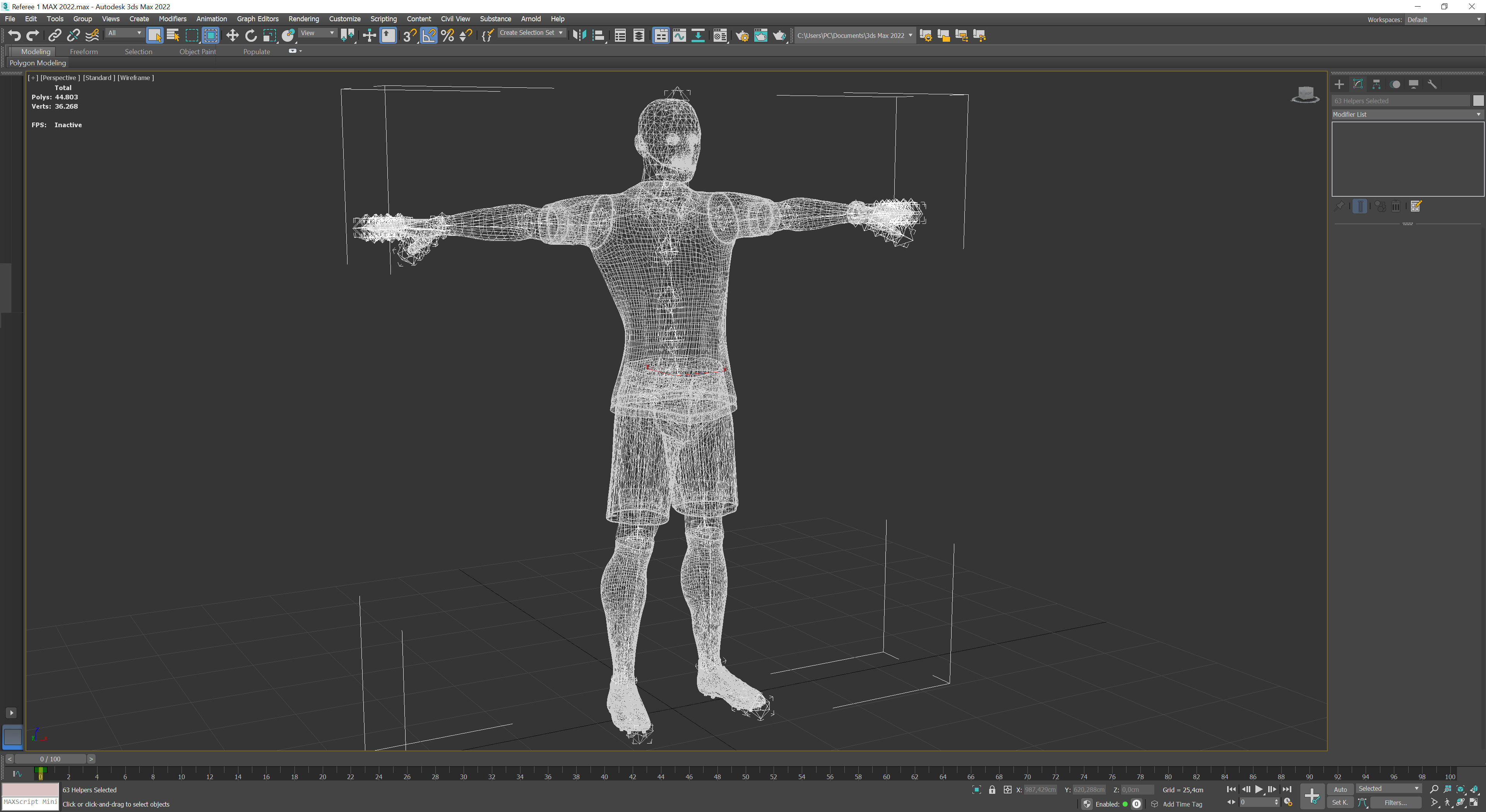Referee 1 soccer 3D model_14