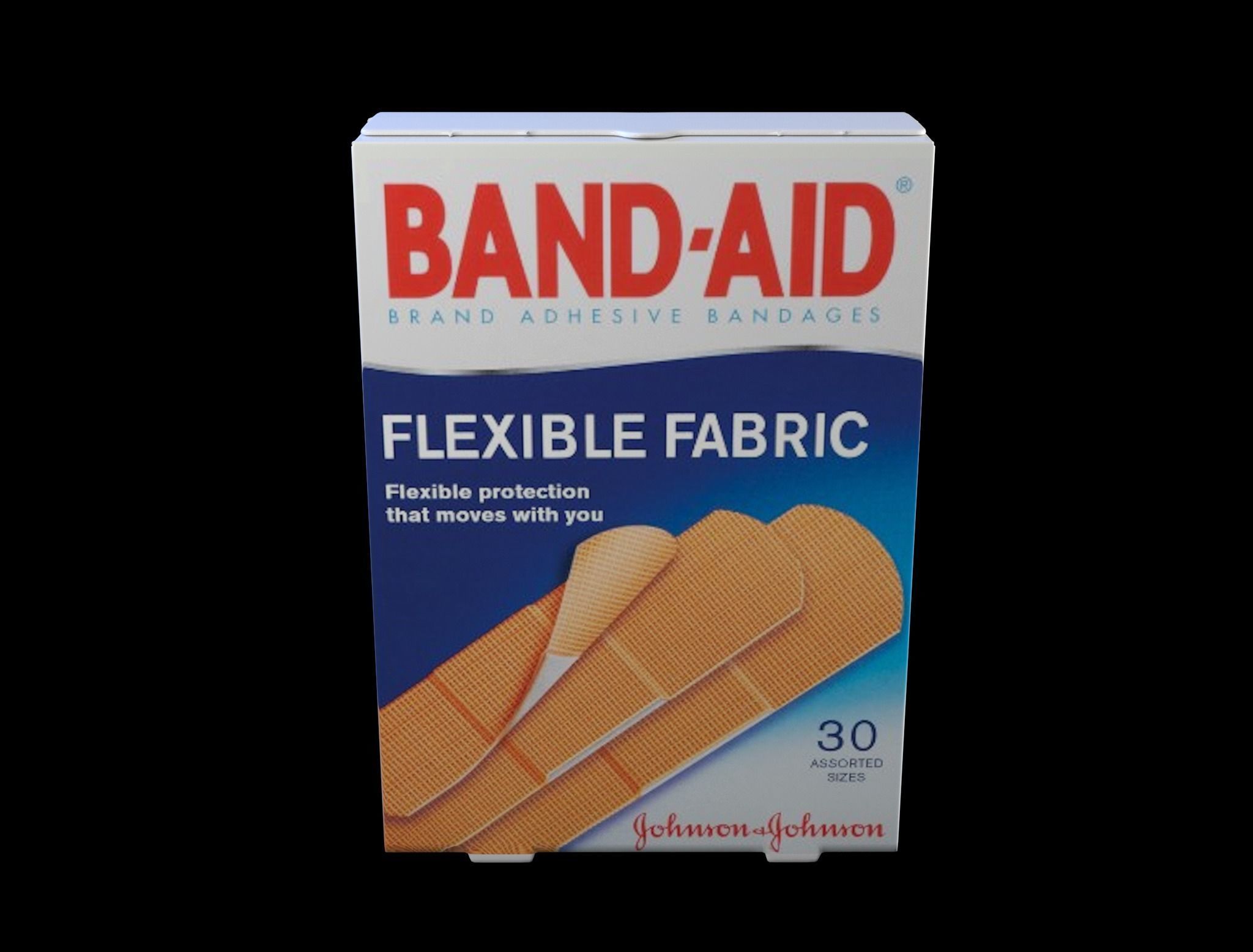 Band Aid Low-poly 3D model_2