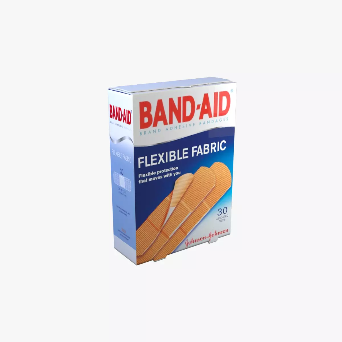 Band Aid Low-poly 3D model_0