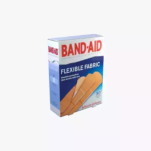 Band Aid Low-poly 3D model