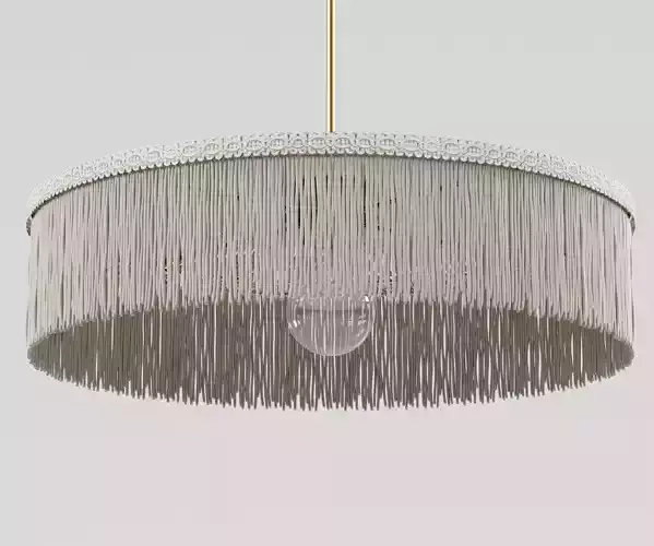 Fringed Parasol Pendant Light by Honore
