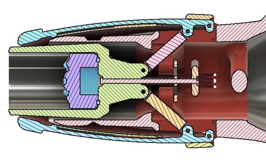 Metroid Dread Samus Aran Omega Arm Cannon With Firing Action 3D print model_6
