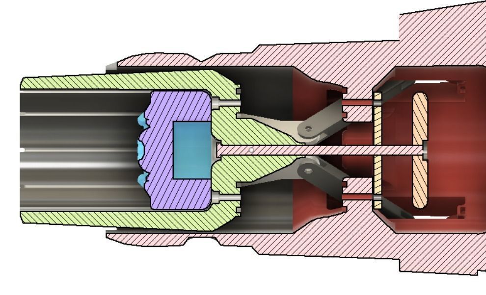 Metroid Dread Samus Aran Omega Arm Cannon With Firing Action 3D print model_8