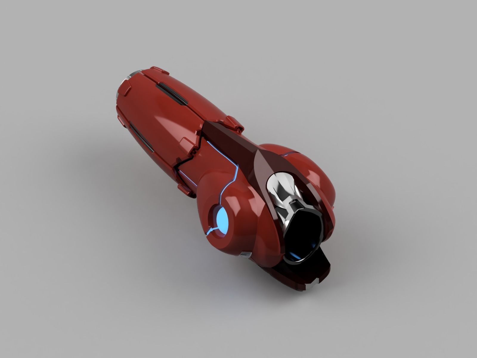 Metroid Dread Samus Aran Omega Arm Cannon With Firing Action 3D print model_2