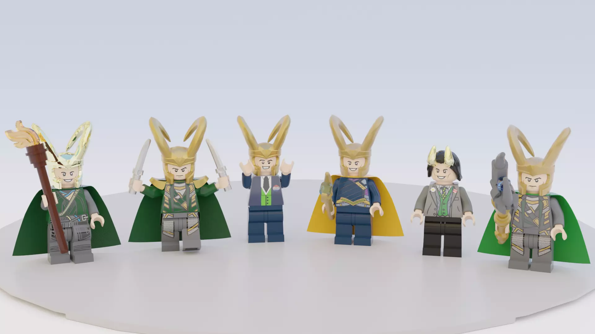 Lego Loki Pack 3D model