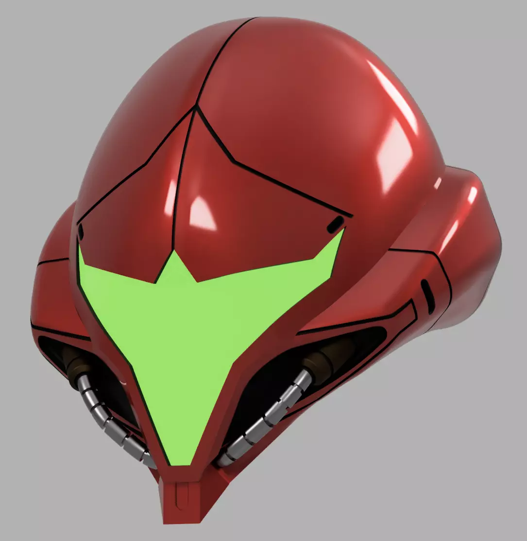Metroid Dread Helmet 3D print model_0