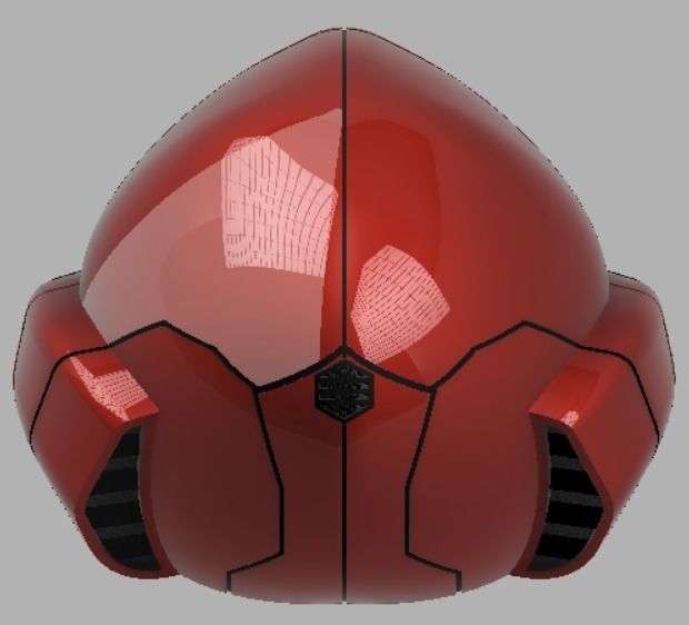 Metroid Dread Helmet 3D print model_3
