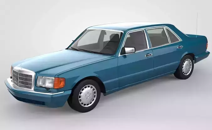 Mercedes Benz 350 SEL 3D model