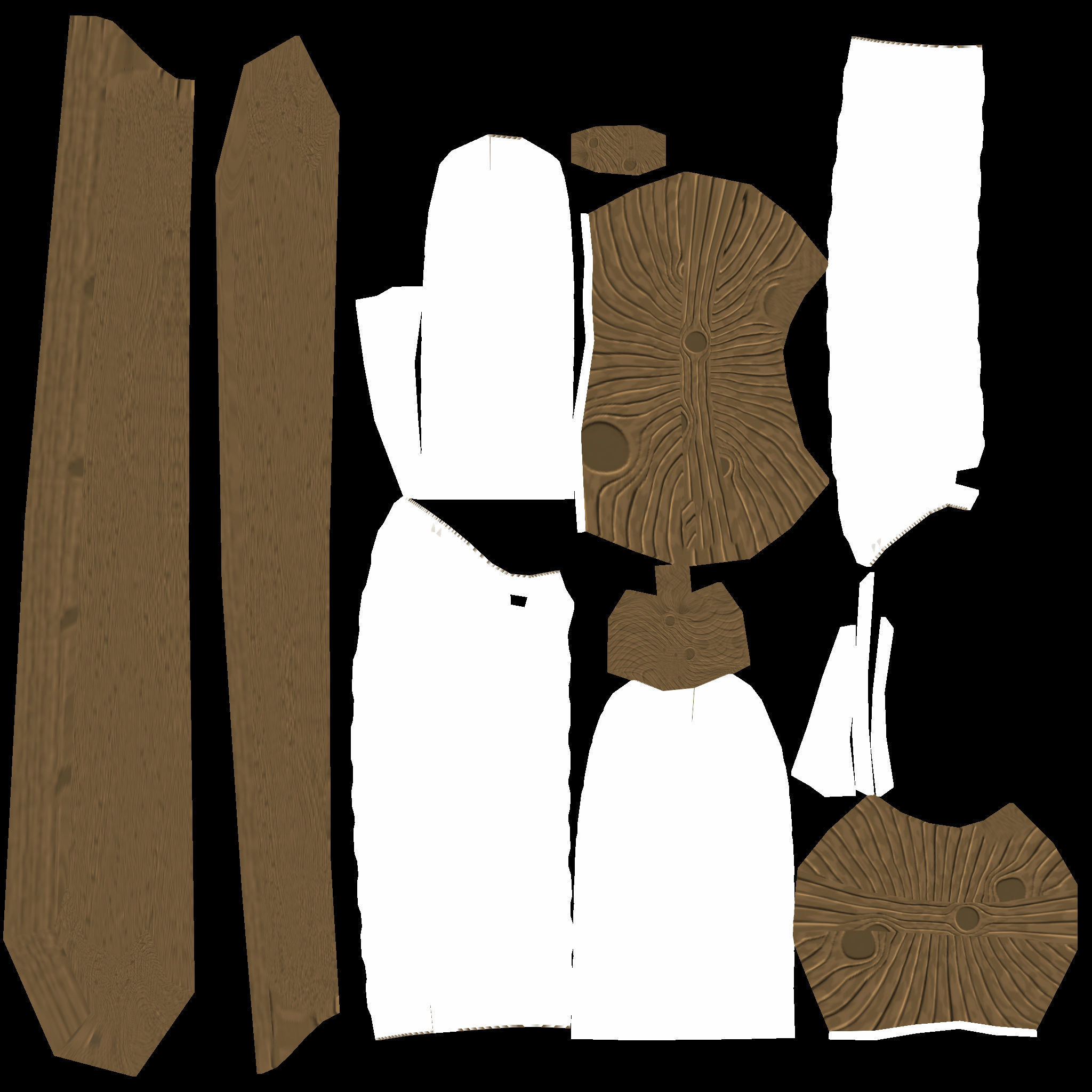 stylized anime boy half chibi character - Perfect to game engine Low-poly 3D model_13