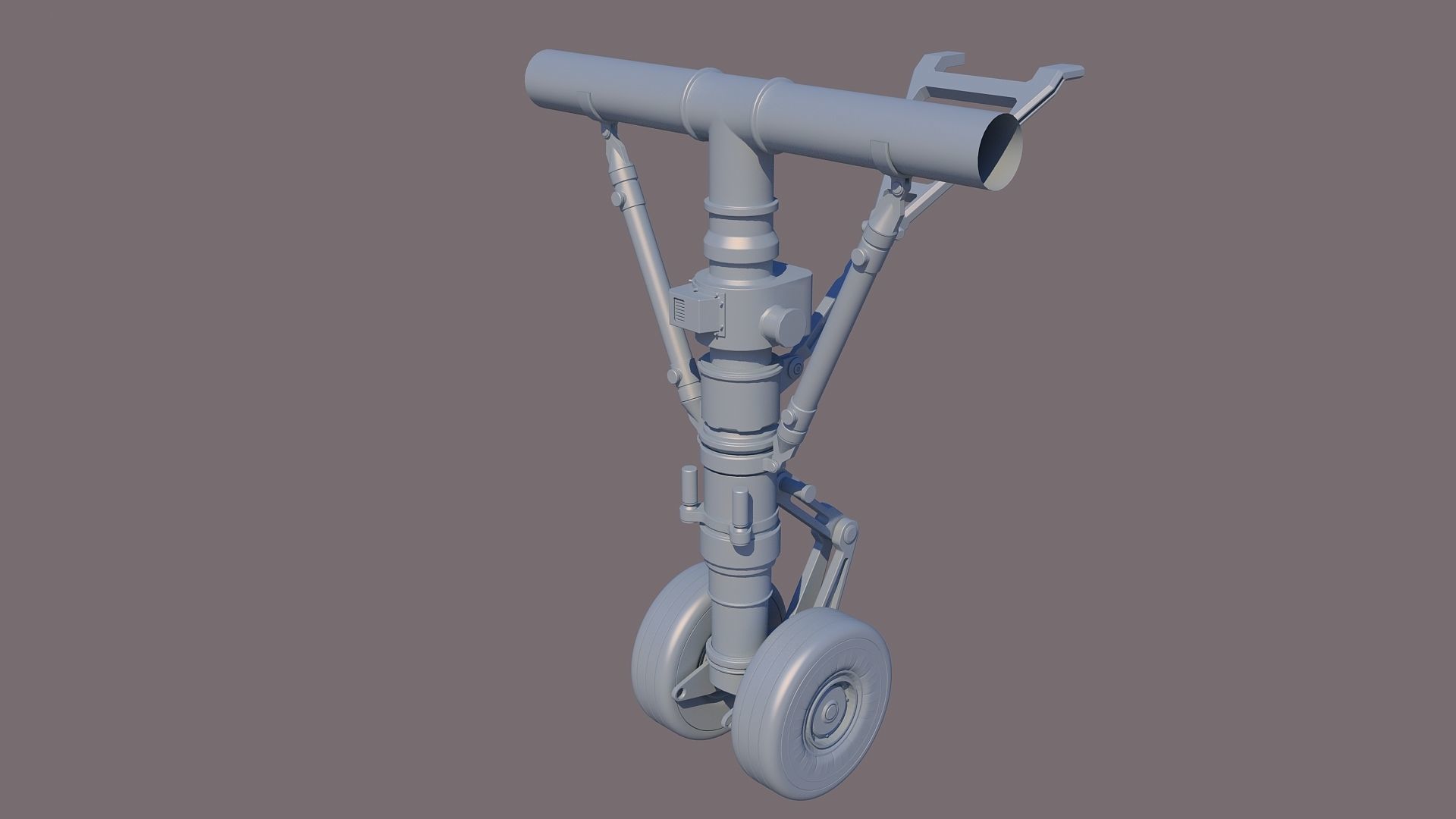 Landing gear Chassis 3D model CGTrader