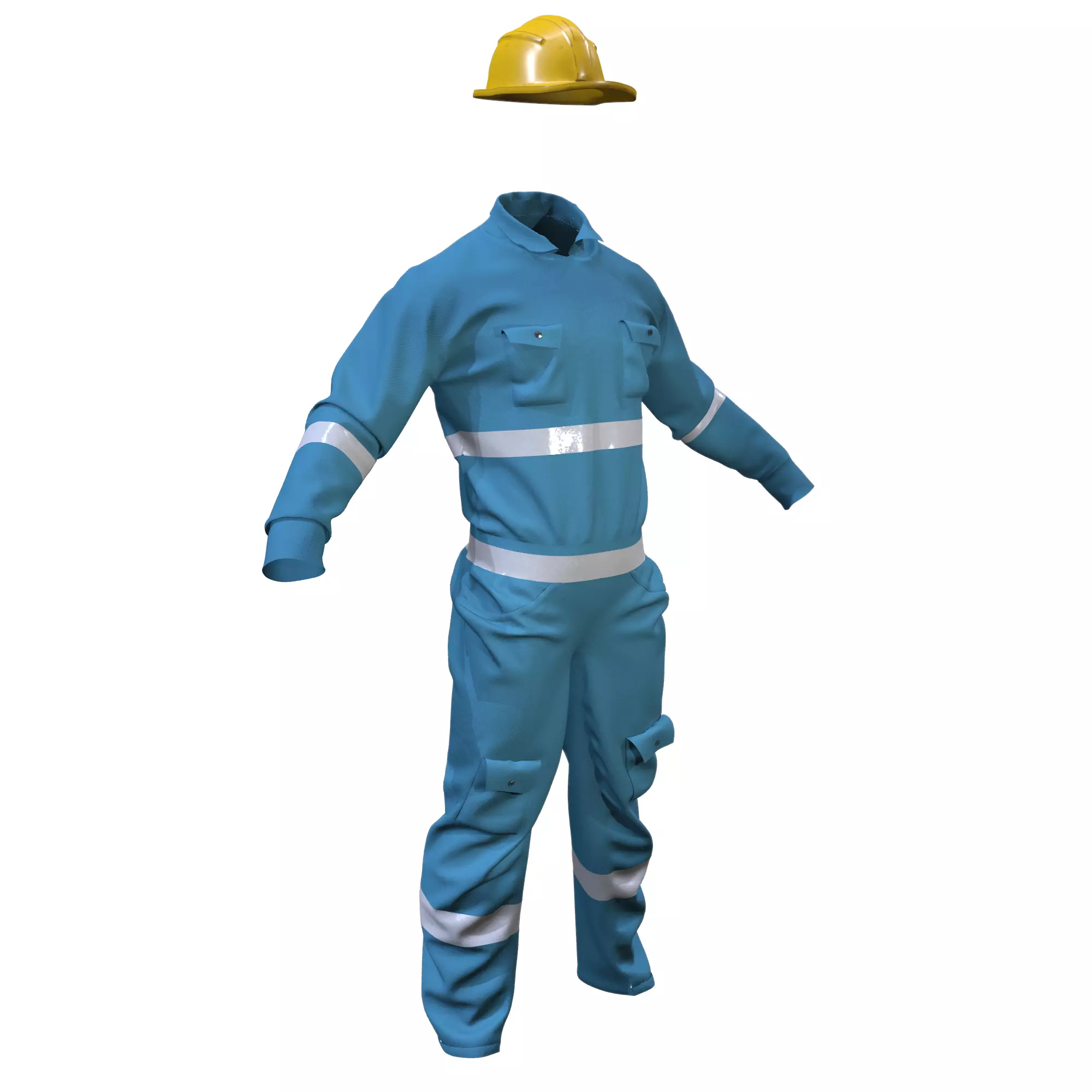 Worker Cloth 3D model_0
