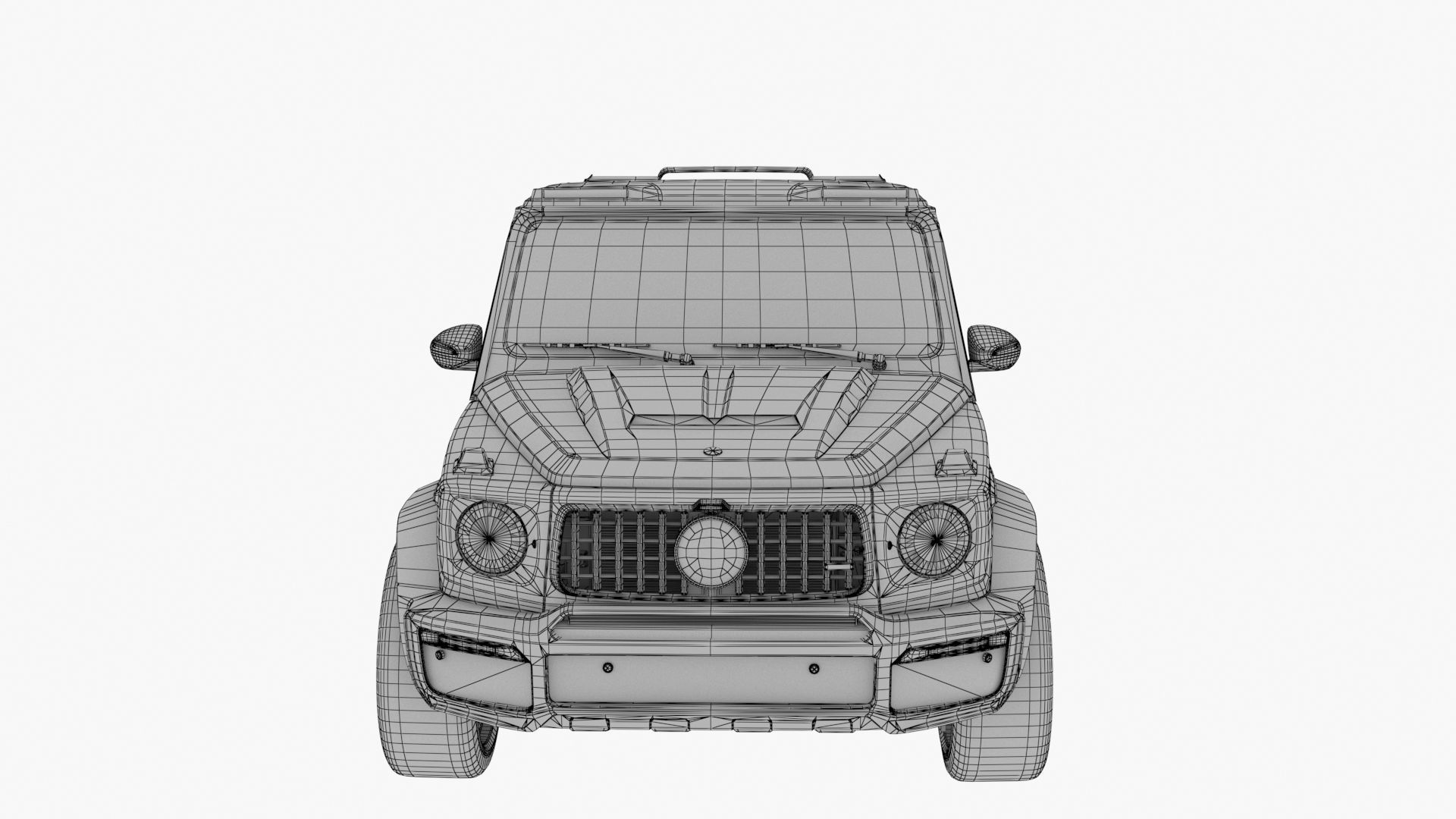 Brabus G V12 900 3D model_14