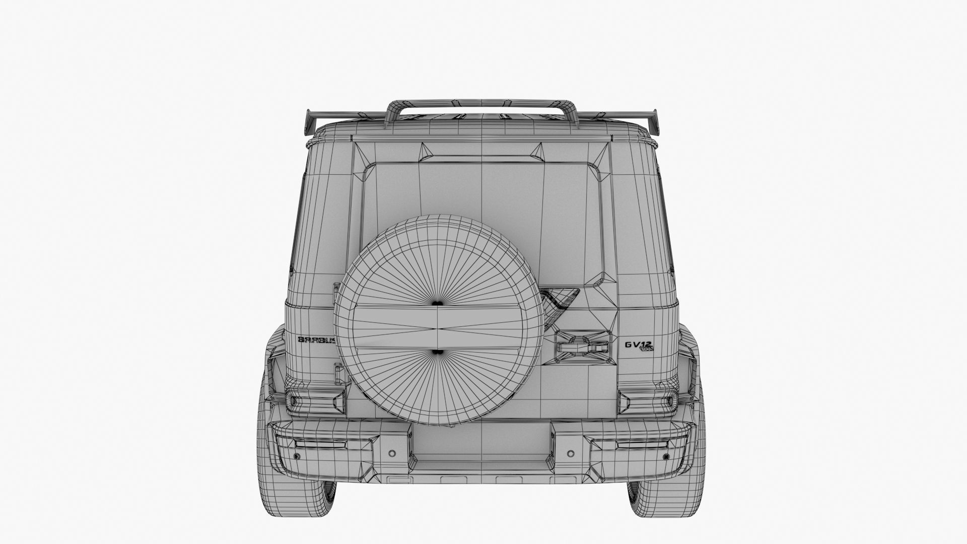 Brabus G V12 900 3D model_16