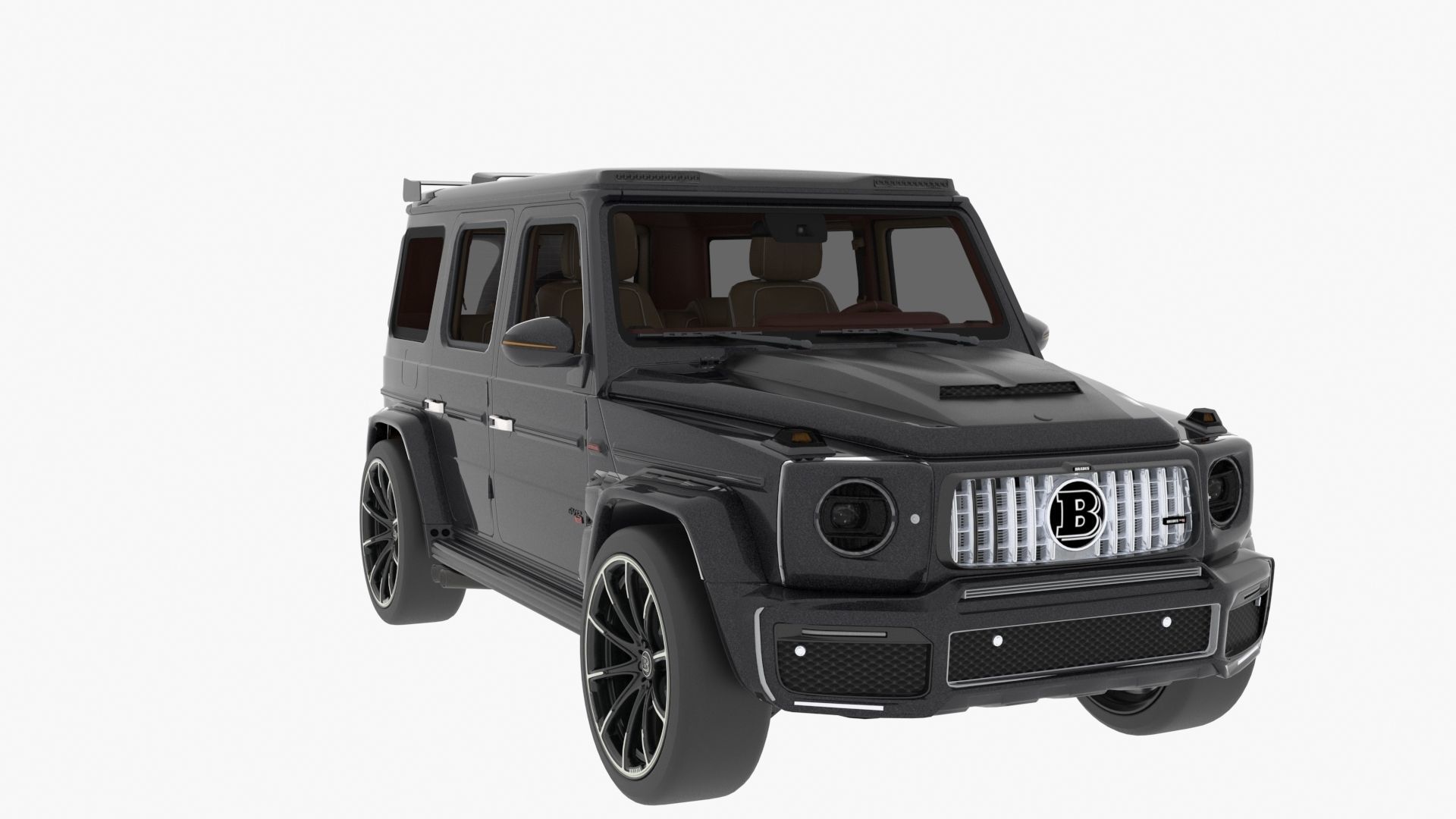 Brabus G V12 900 3D model_10