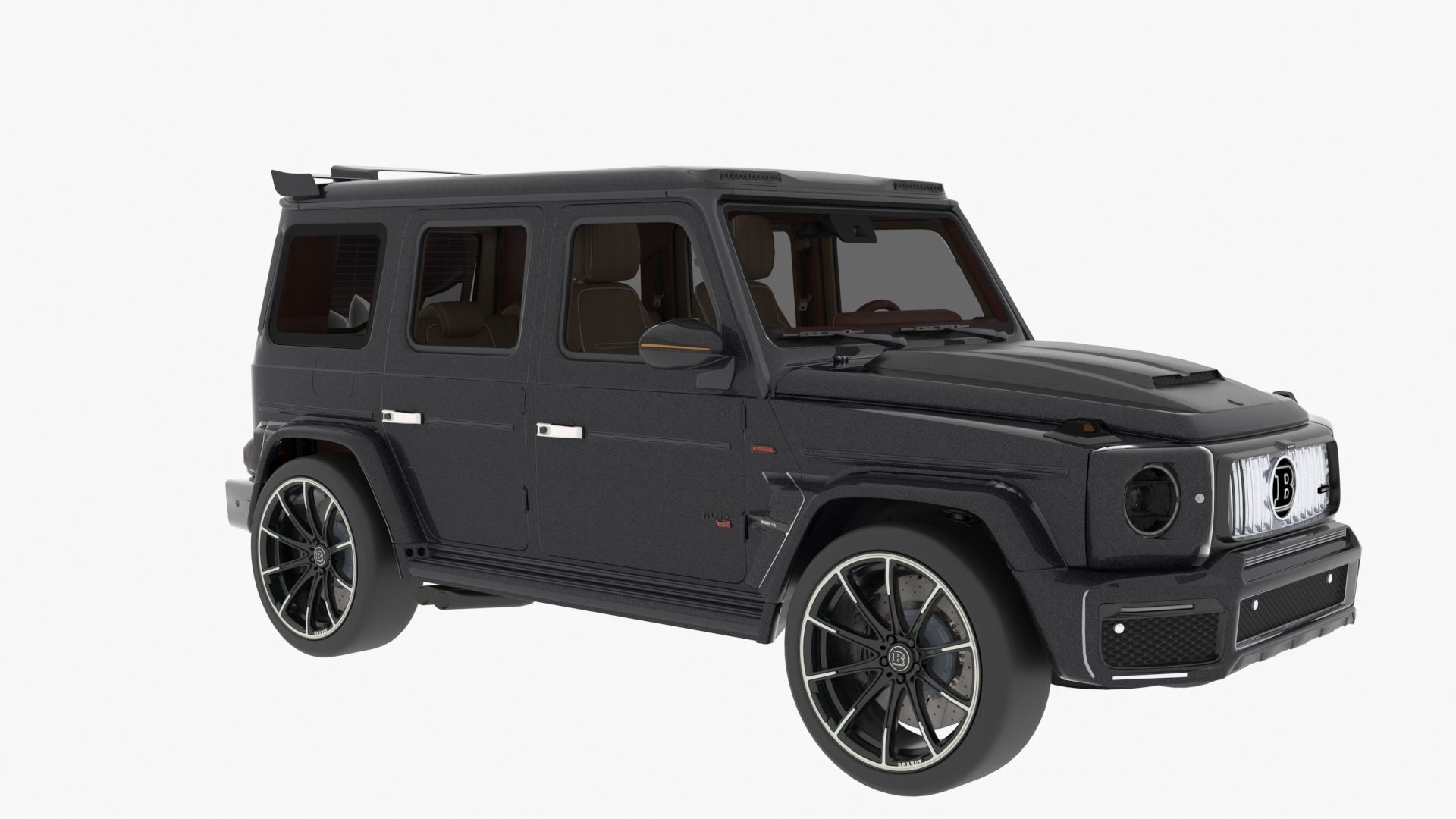 Brabus G V12 900 3D model_9