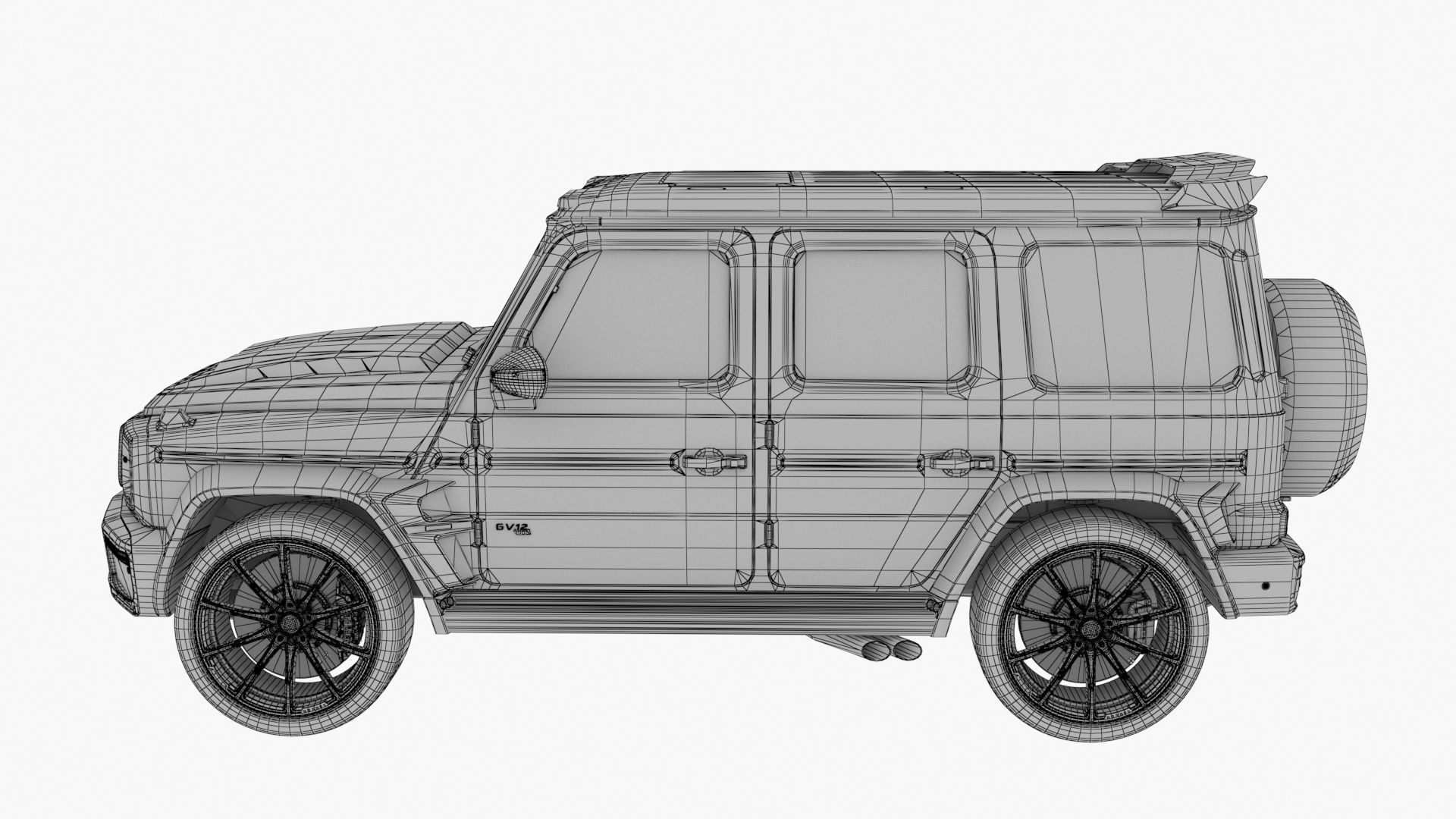 Brabus G V12 900 3D model_15