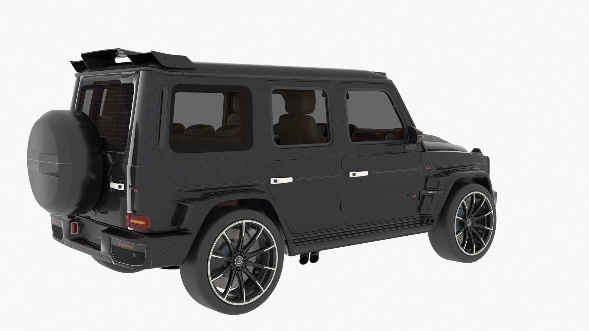 Brabus G V12 900 3D model_7