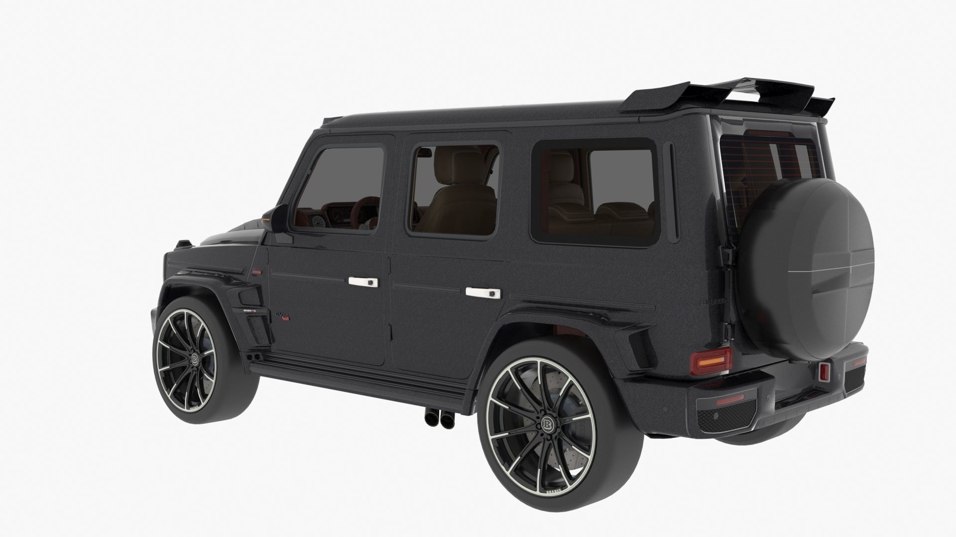 Brabus G V12 900 3D model_3