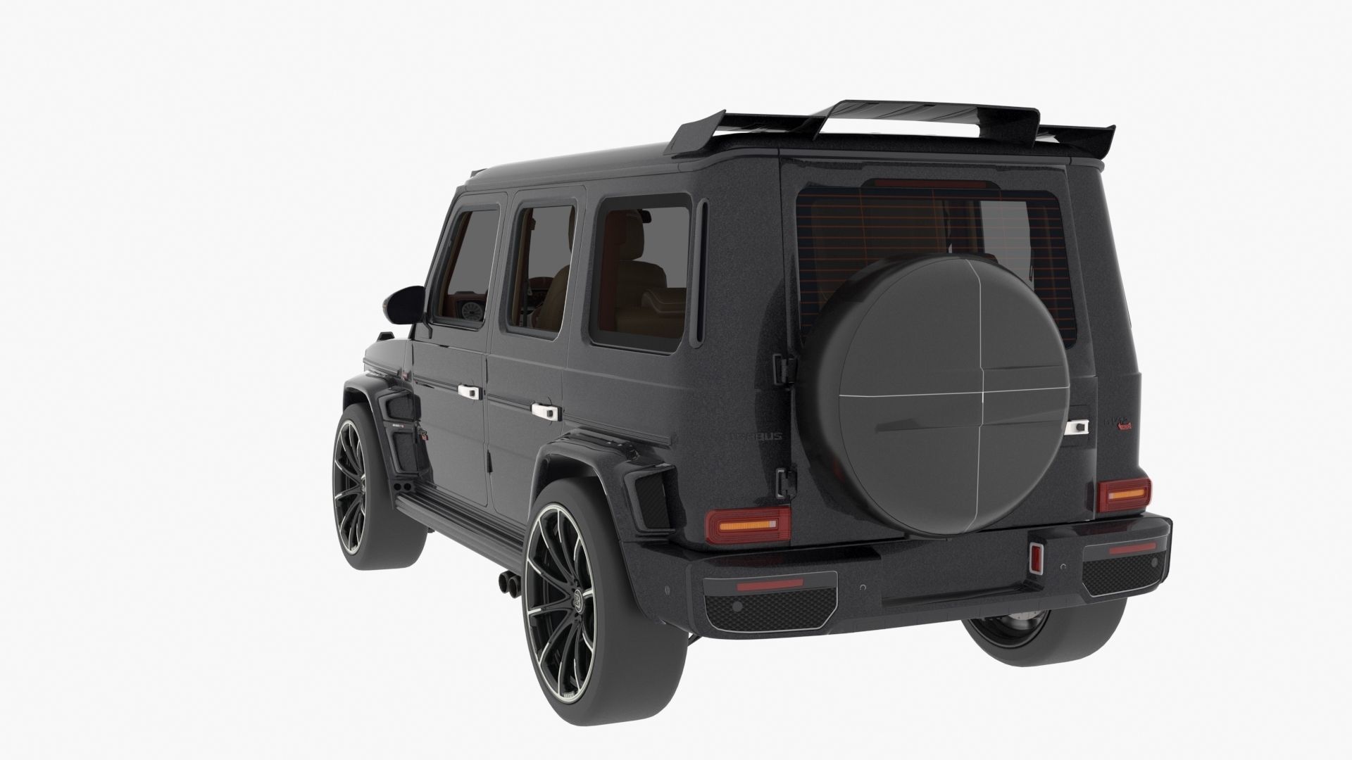 Brabus G V12 900 3D model_4