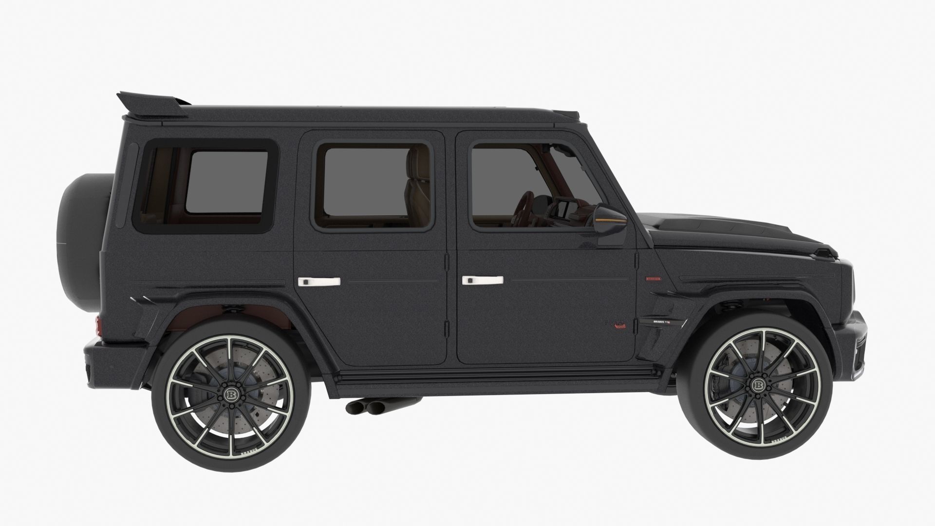 Brabus G V12 900 3D model_8