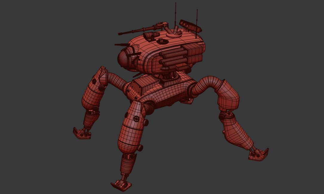 Robo Mech 3D model_6