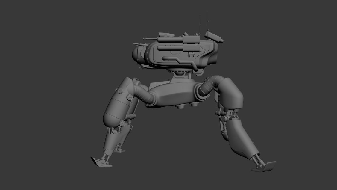 Robo Mech 3D model_2