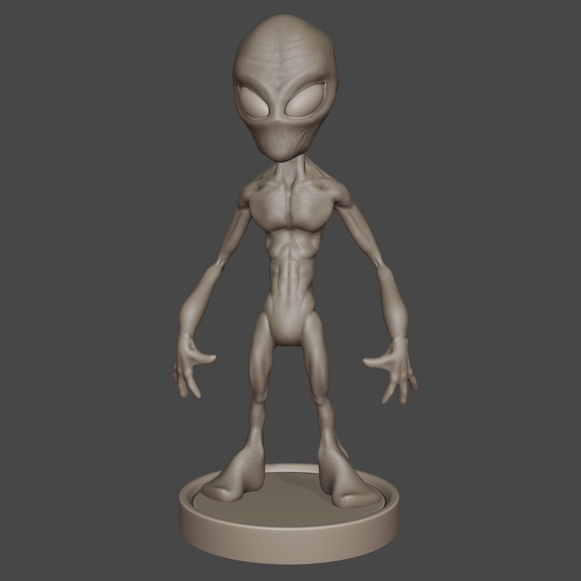 Alien printable 3D model 3D printable | CGTrader