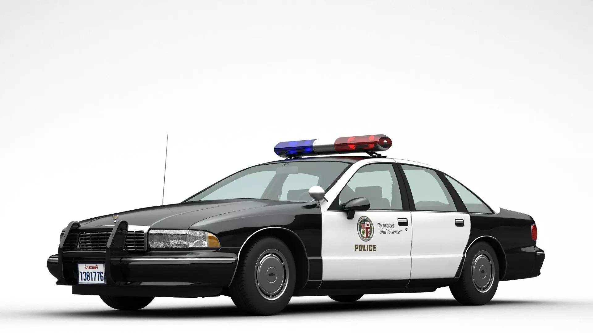 Chevrolet Caprice Classic Police 1994 3D model