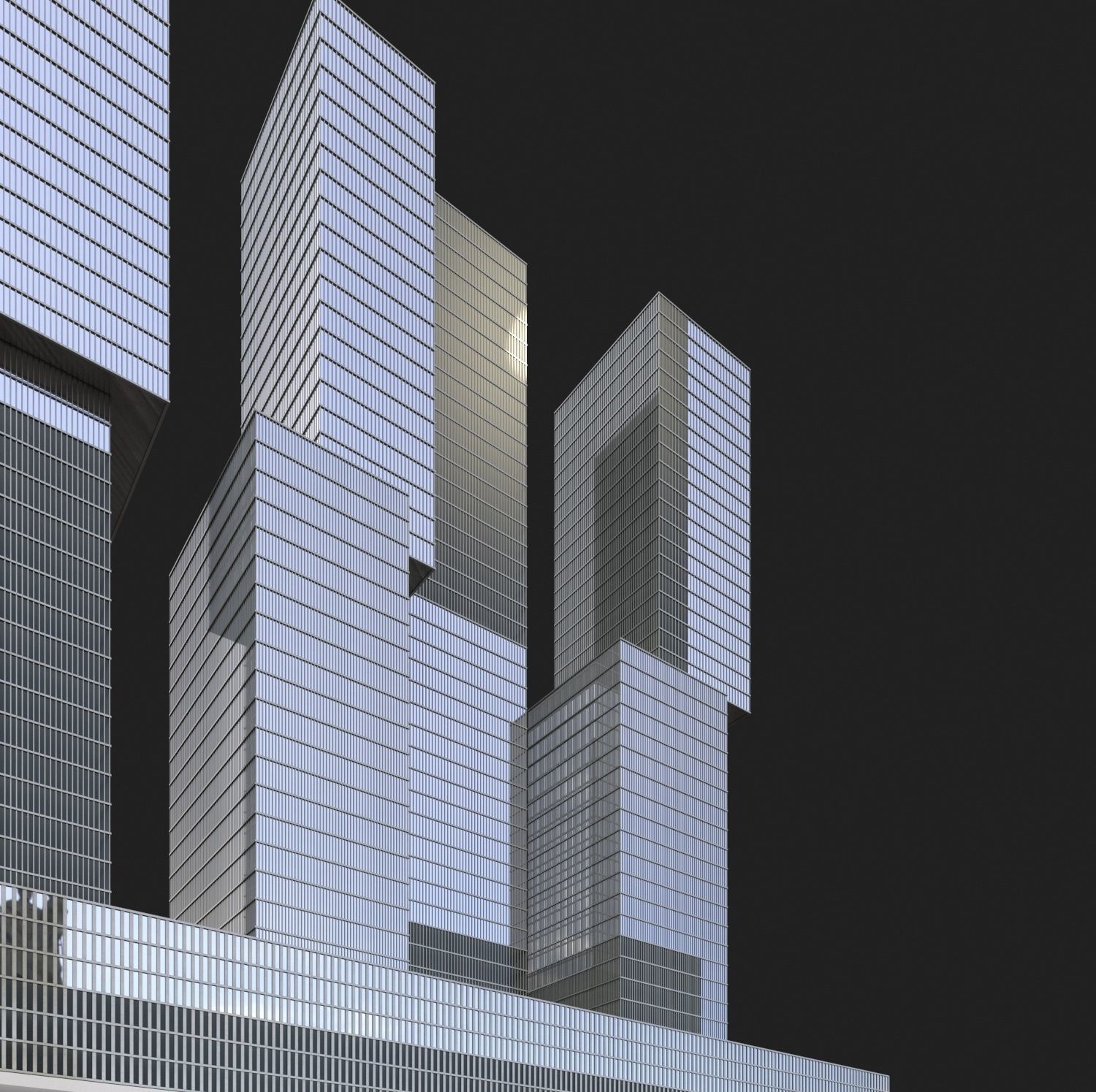 Office Building 3D model_3