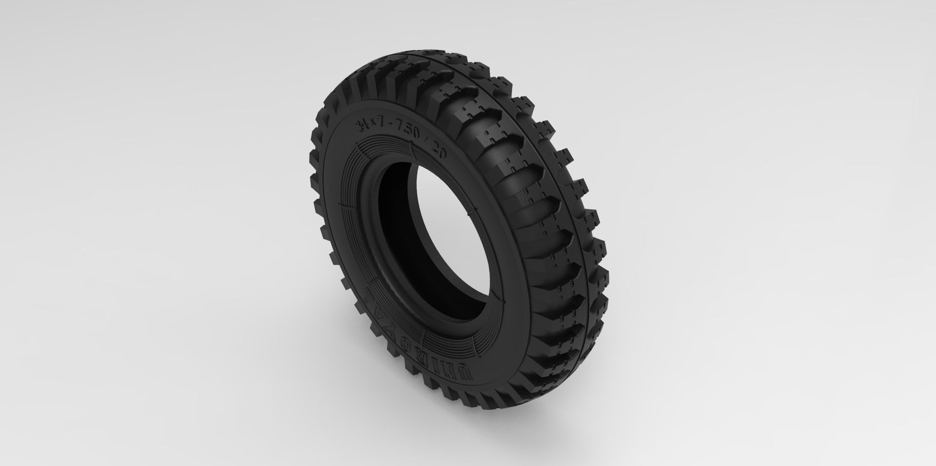 WWII German Kubel Wagen or Blitz Mold Rims Tires files 3D print model_19