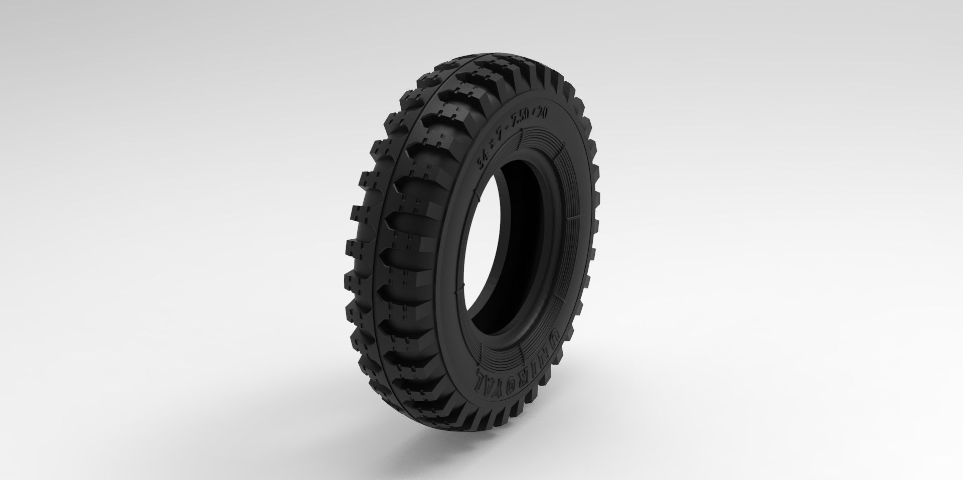 WWII German Kubel Wagen or Blitz Mold Rims Tires files 3D print model_21