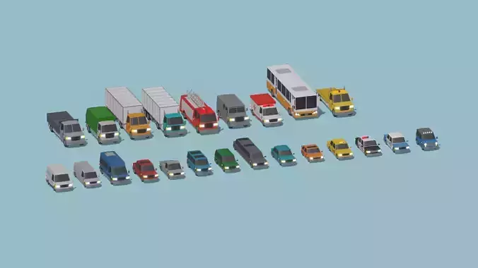 Low Poly Vehicle Pack