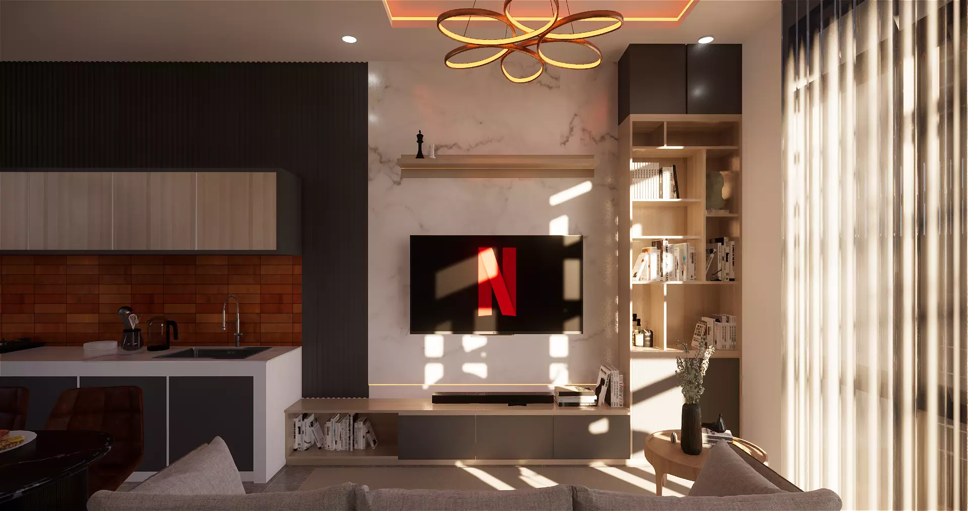 3D FULL EXTERIOR AND INTERIOR HOME TOUR 3D model
