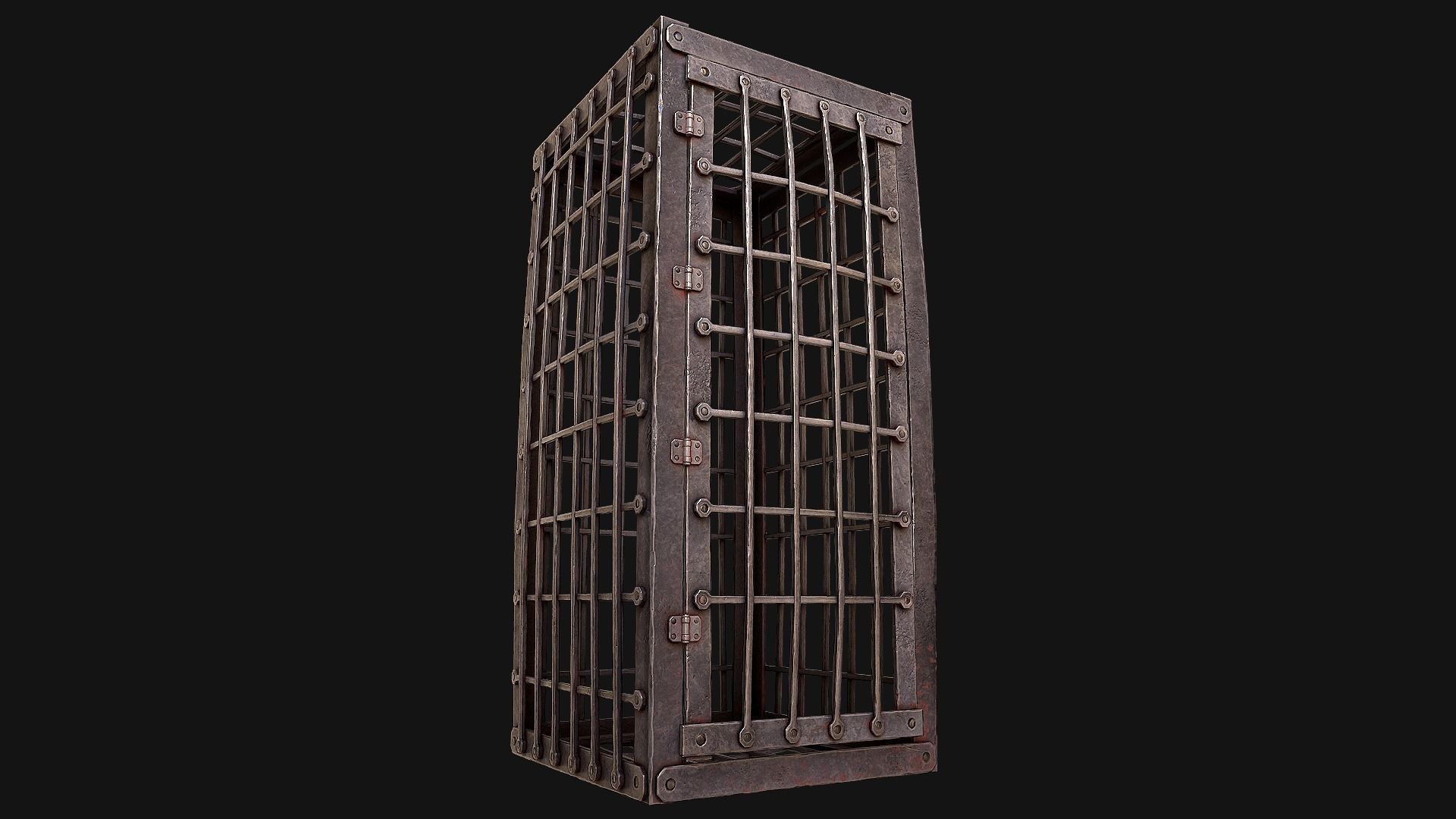Medieval Prison Cells Low-poly 3D model_20